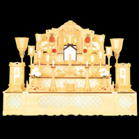 白木祭壇(檜材)セットよしの